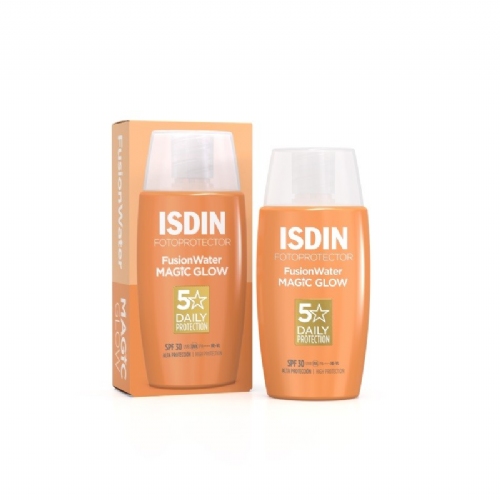 Isdin fotoprotector fusion water magic glow spf 30 1 envase 50 ml