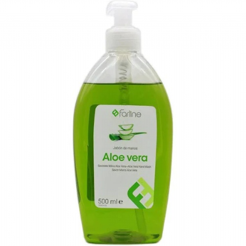 Farline jabon de manos aloe vera (1 envase 500 ml)