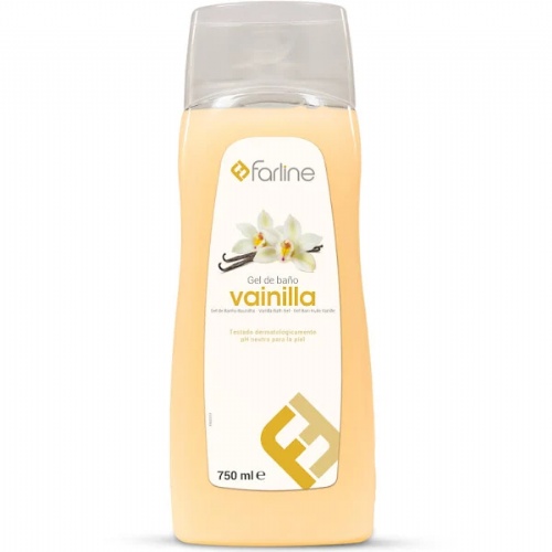 Farline gel de baño vainilla (1 envase 750 ml)