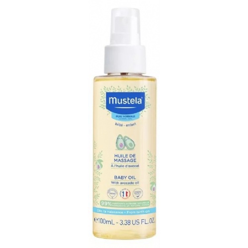 Mustela bebe aceite de masaje (1 envase 110 ml)