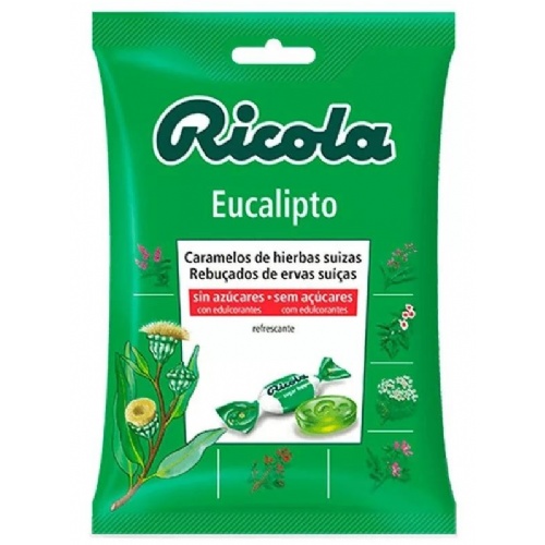 Ricola bolsa mentol- eucaliptus 70 gr