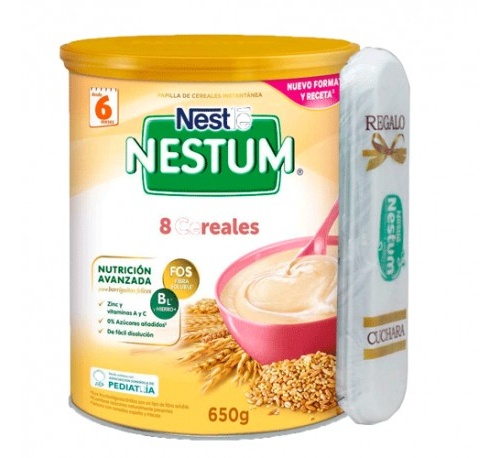 Nestle nestum papilla 8 cereales (1 envase 650 g)