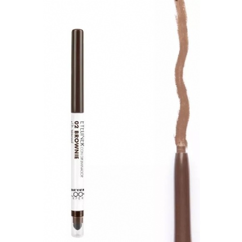 Beter eyeliner con difuminador marron moca