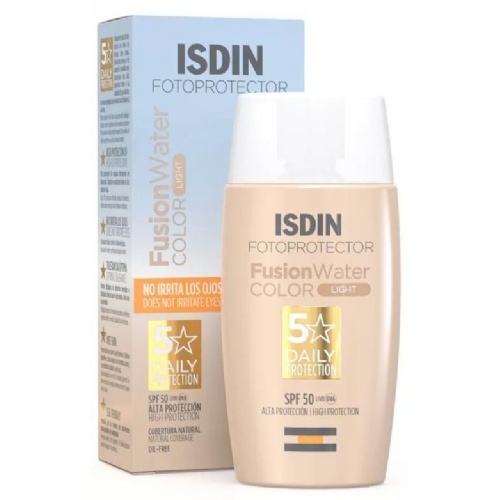 Fotoprotector isdin spf 50 fusion water color (1 envase 50 ml light)