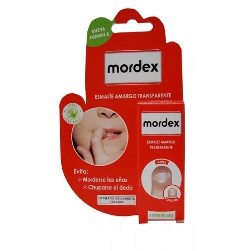 MORDEX ESMALTE AMARGO TRANSPARENTE (CON PINCEL 9 ML)