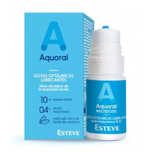 AQUORAL GOTAS HUMECTANTES C/ A HIALURONICO 0.4% - GOTAS OFTALMICAS LUBRICANTES ESTERILES (MULTIDOSIS