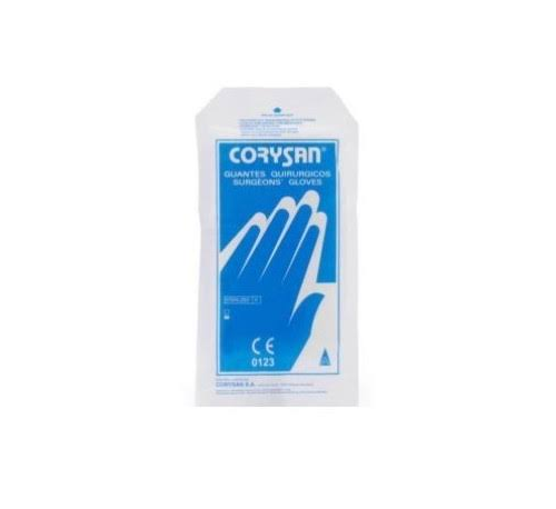 Guantes de latex - corysan cirugia esteril (2 unidades talla 7)