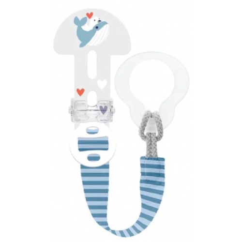 Broche para chupete y cubierta de proteccion - mam clip it! & cover (azul)