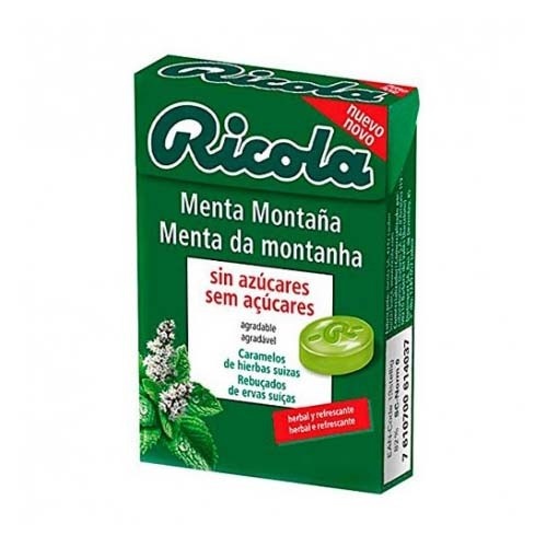 Ricola caramelos sin azucar (1 envase 50 g sabor menta montaña)