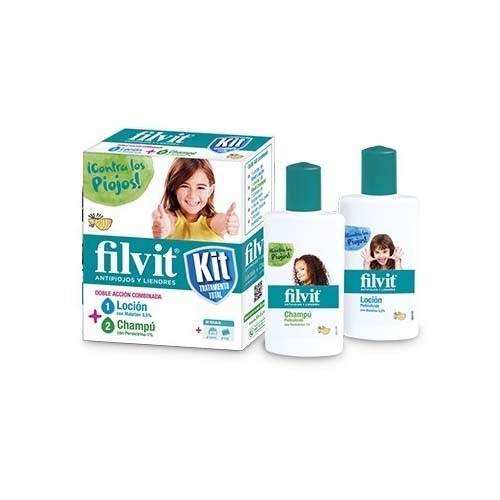 Filvit kit tratamento total locion + champu (2 envases 100 ml kit)