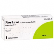 NORLEVO 1,5 MG COMPRIMIDO , 1 comprimido