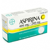 ASPIRINA C 400 mg/240 mg COMPRIMIDOS EFERVESCENTES , 10 comprimidos