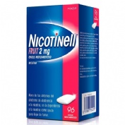 NICOTINELL FRUIT 2 mg CHICLE MEDICAMENTOSO, 96 chicles